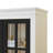 71.2'' Tall Display Cabinet With Glass Doors, Rustic Style China Cabinet, Curio Cabinet For Collectibles Figures Trophies, For Hallways Living Room, Kitchen, Home, Studio Or Workspace-1823560699