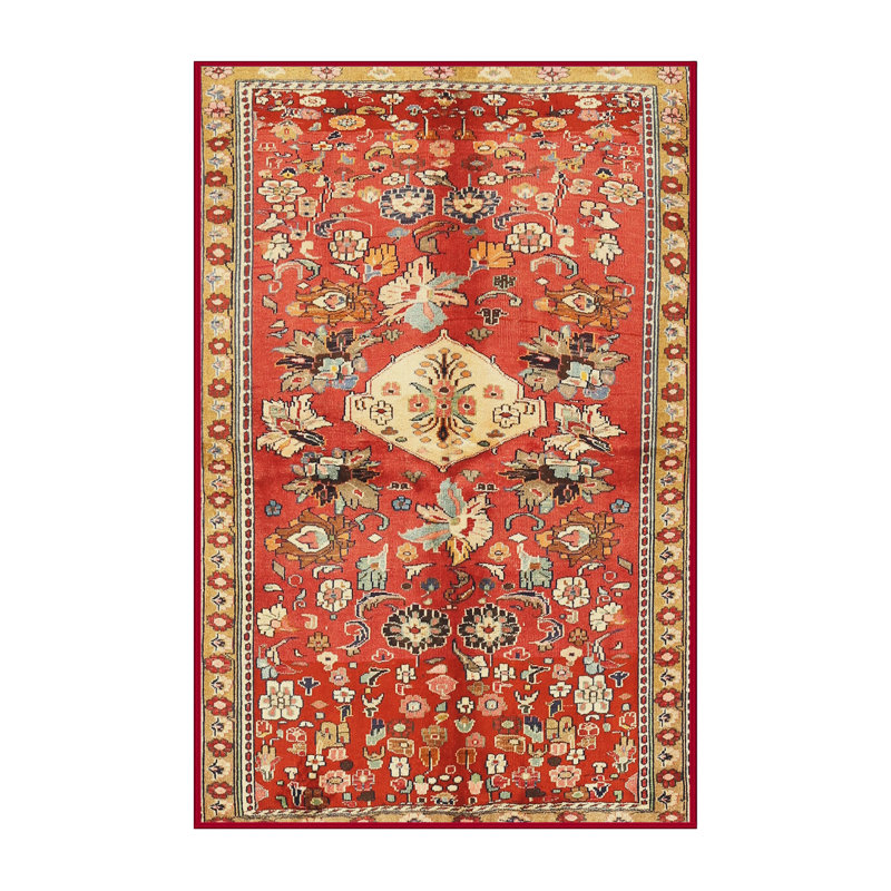 Tapis rouge en laine, Rectangle 8 pi x 12 pi
