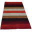 Necmi Striped Area Rug in Multicolor Red
