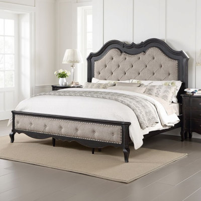 Lit tapissier standard Scherrie