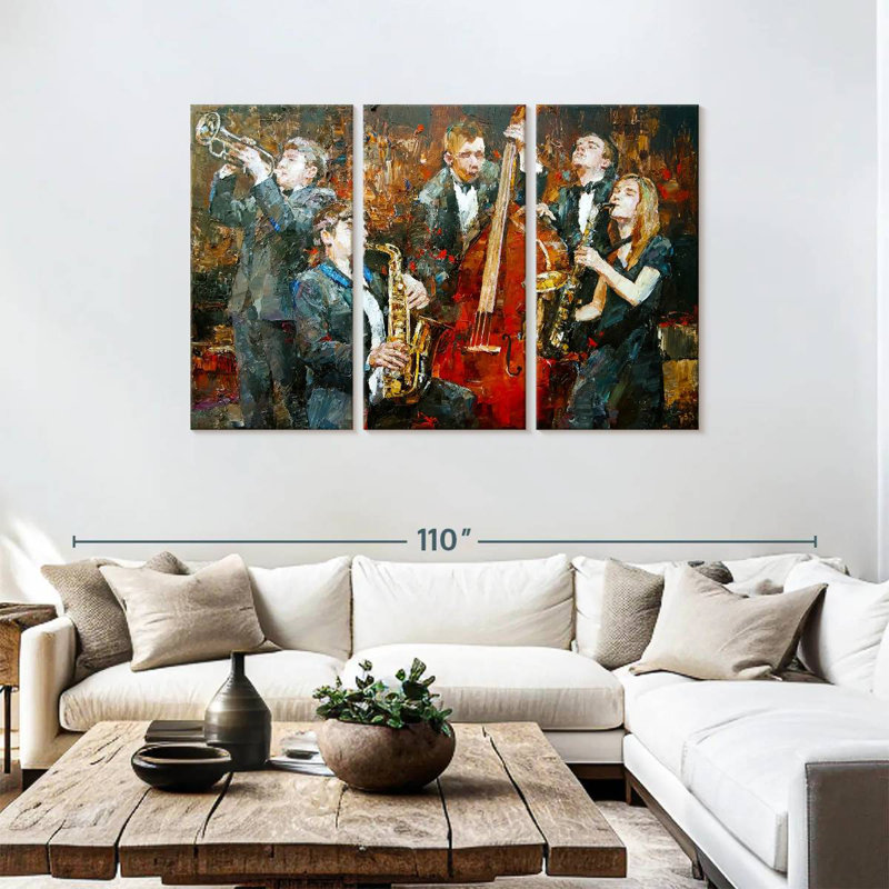 Musiciens d'Abarca, H 48 po x l 74 po