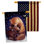 Drapeau de maison en polyester à 2 côtés 40 x 28 po