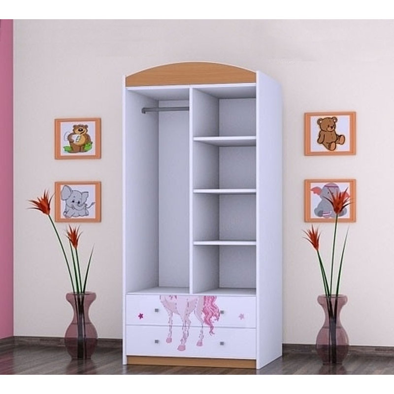 Maguire 2 Door Wardrobe, Brown