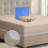 100% Viscose from Bamboo Fitted Sheet Only, 300 Thread Count, Extra Deep Pocket, Elastic with 4 Corner Straps, Cooling & Breathable, Bedding Sheets for Hot Sleepers - Gift-Ready Packaging (Iced Latte)-111683288-111683279