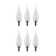 60 Watt Equivalent CA10 E12/Candelabra Dimmable LED Bulb