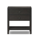 Zuma Nightstand - Dune/Gunmetal/Natural