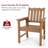 Brylor Patio Dining Chair, All-Weather HIPS Outdoor Dining Armchair-1802327868
