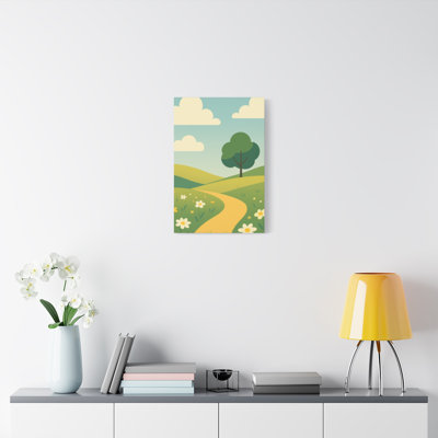 Apel Single Picture Frame Print on Canvas