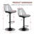 Swivel Upholstered Adjustable Height Counter Stool-1672329949