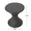 Table d'appoint d'extérieur en osier brun de 16 pouces Hourgla