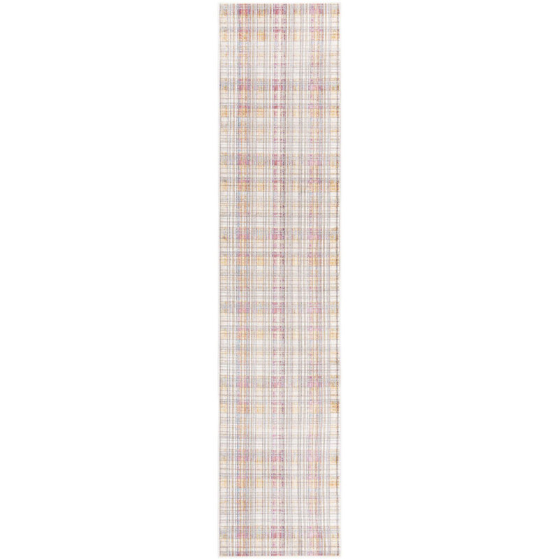 Amiliya Plaid Indoor Rug, Runner 2'6" x 12'