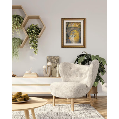 Duck Landscape Wall Art for Living Room and Vintage Decor