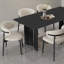 Table et chaise de salle à manger minimaliste moderne-109790236