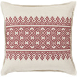 Pentas Geometric Linen Throw Pillow