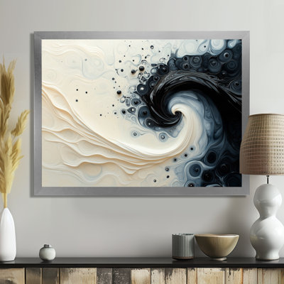 «Droitwich», art mural noir et blanc, «Sprial»