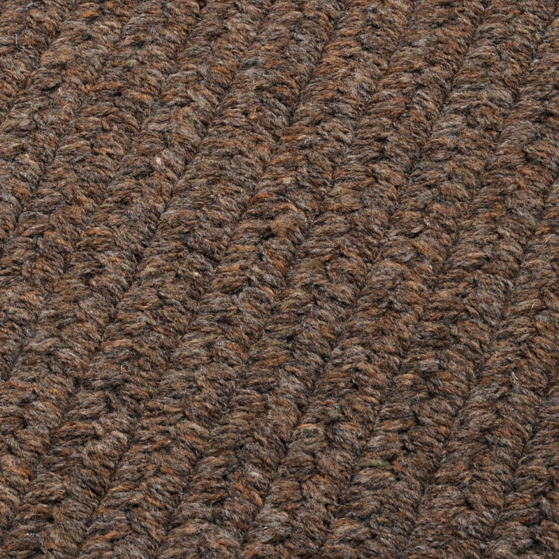Tapis brun Mcclary Wooll, Carré 10 pi