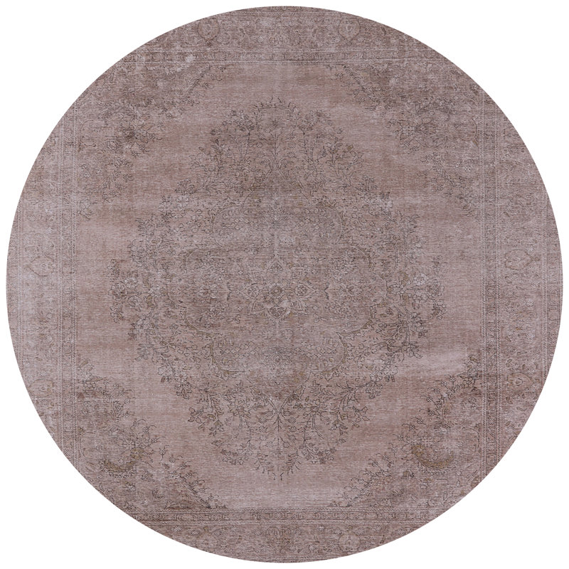 Tapis oriental gris, Rond 6 pi