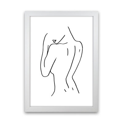 Female Back Pose - Print