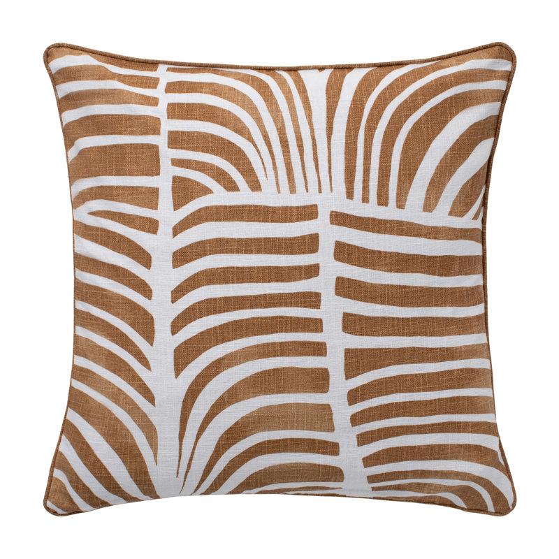 Square Pillow Cover & Insert, Brown, 24" x 24"