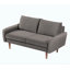 Causeuse en velours 2 places European Modern-988416214