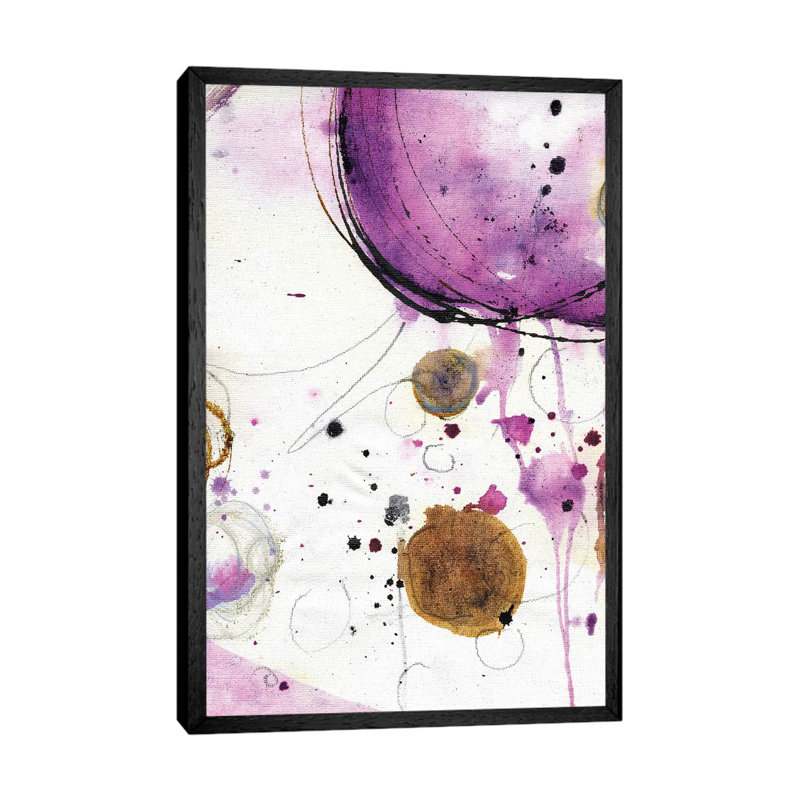 Free To Flow VIII by Deb Chaney - Print on Canvas, 101.6 cm H x 66.04 cm W, Black Framed