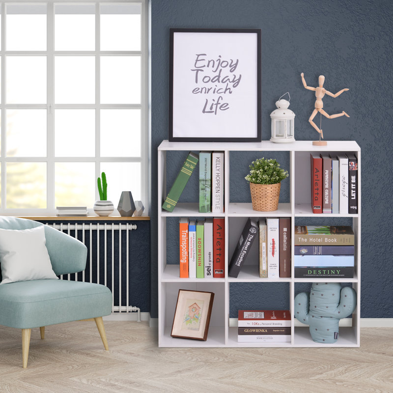 Bean 91cm H x 91cm W Cube Bookcase
