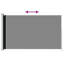 Dakota Fields Fabric Cover Motorised Retractable Side Awning-460410796-457010237