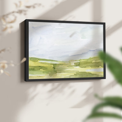 Watery Lowlands IV -Framed Print - Restickable