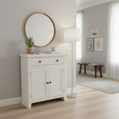 Sunset 31.5" Wide Classic 2-Door Accent Cabinet with Drawer
