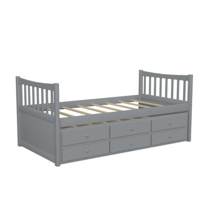 Lit plateforme avec rangement Gelen