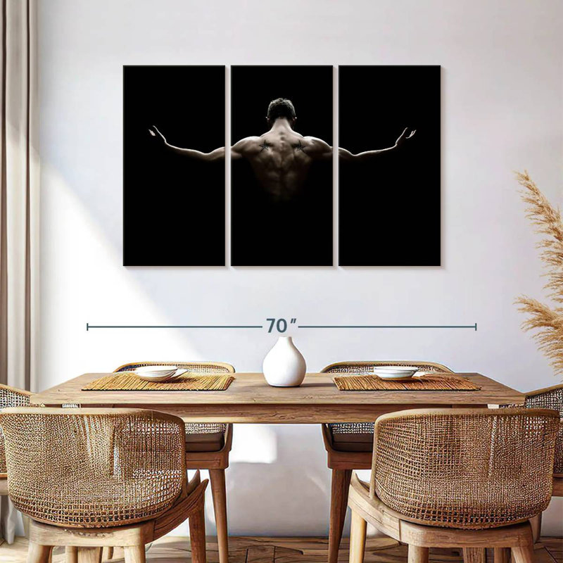 Senne Muscular Back, 36" H x 57" W