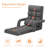 Adjustable Reclining Erogonomic Floor Game Chair With Meditation Armrest-942473169