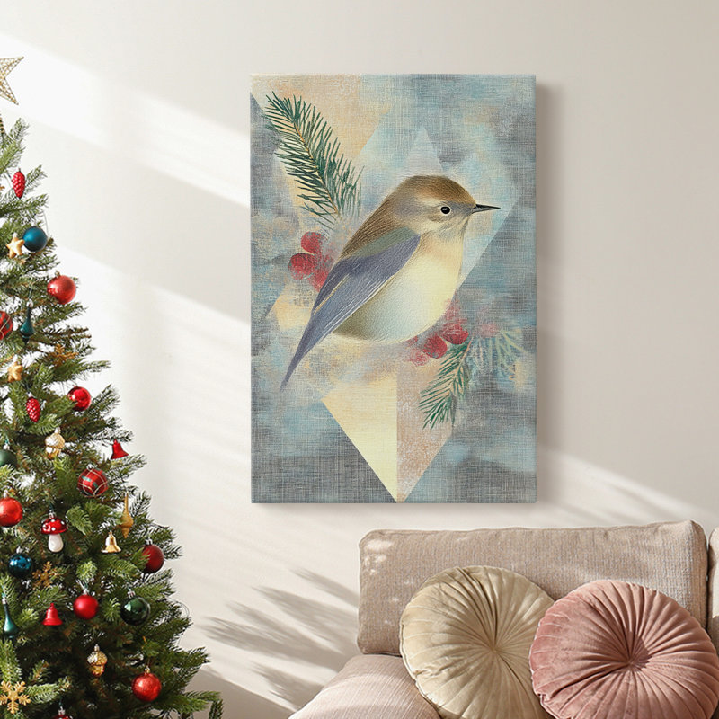 Art des Fêtes de Noël - Toile tendue avec châssis CLxxx, H 60 po x l 40 po