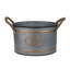 Ensemble de 3 pots décoratifs en métal Huxley