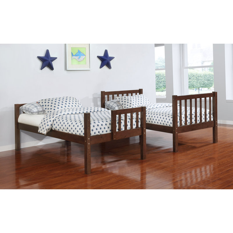 Feriga Solid Wood Storage Bunk Bed