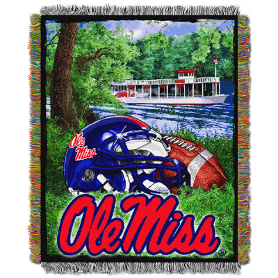 Jeté NCAA, Homefield Advantage College Sports Decor, 48 po x 60 po