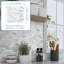 11.3" x 10.8" Subway Stone Composite Peel & Stick Mosaic Tile-115748398