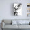 Art sur toile, noir et blanc 03