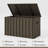 Purple Leaf 160 Gallons Water Resistant Lockable Resin Deck Box, Brown - Outdoor Storage Container for Patio Cushions, Pool Accessories & Garden Tools-115595889-115595890