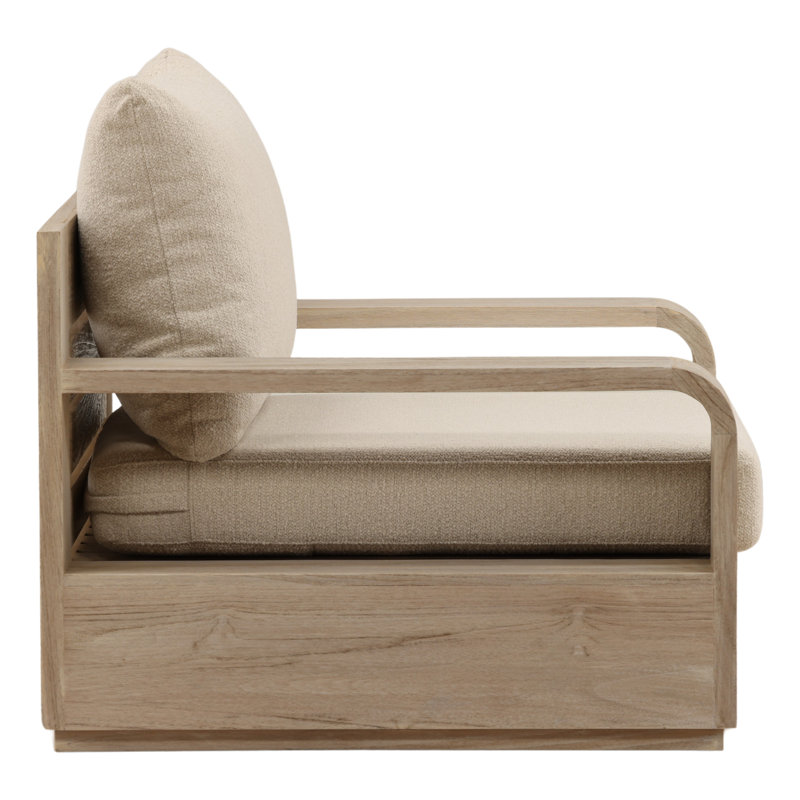 Lucrecia Outdoor Sofa Chair Gray
