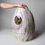 Grande forme libre de jaspe de mer rose poli véritable (154 lb)