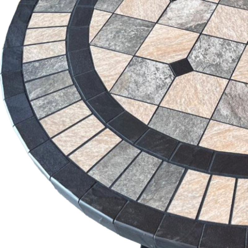 Round Outdoor Dining Table , 100cm W 100cm D