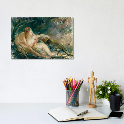 Apollo Appearing To Latone (After Boucher) by Berthe Morisot - Wrapped Canvas Painting