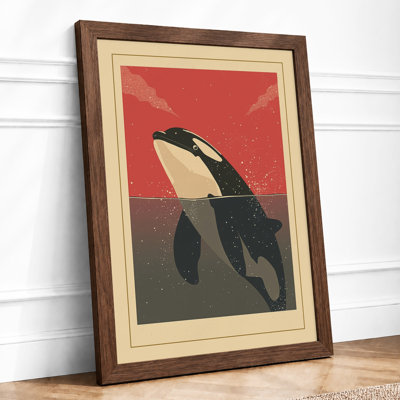 Dive into Motion Art Deco - Framed Print