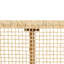 Banc d'extérieur en bois avec faux siège brun, H 15,86 po x l 43,18 po x P 16,21 po