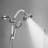 Single-Handle 8-Spray Dual Shower Faucet Set Trim Kit 1.8 GPM With Filtered Handheld Shower Head-108989388