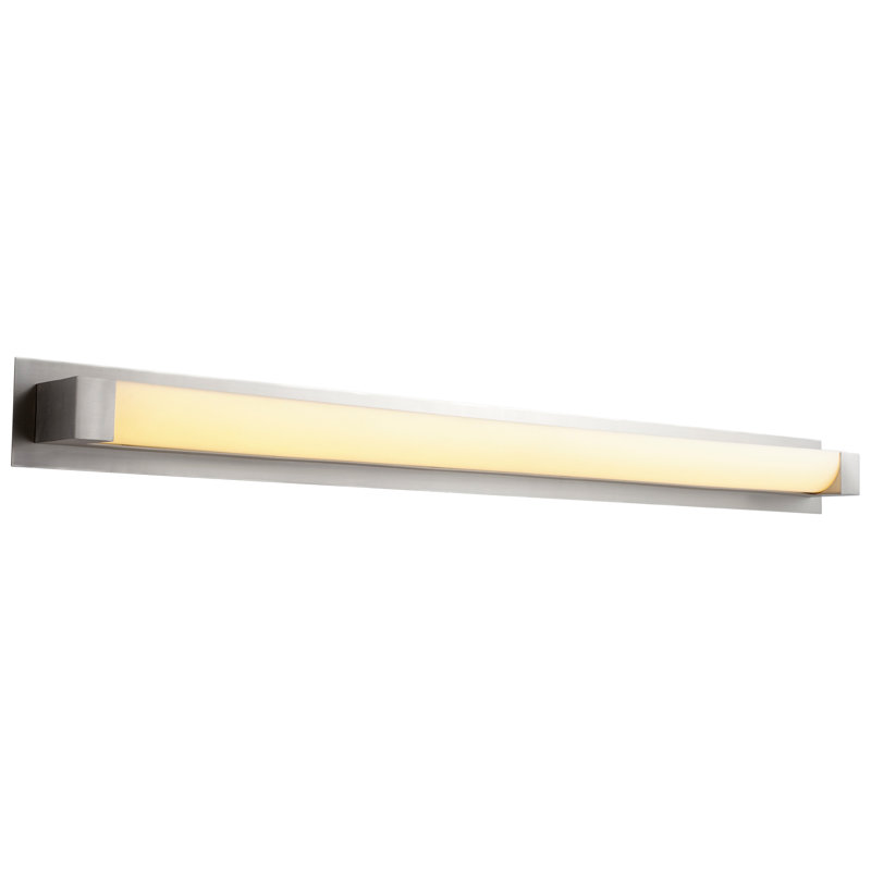 2 - Light Dimmable LED Bath Bar, Satin Nickel