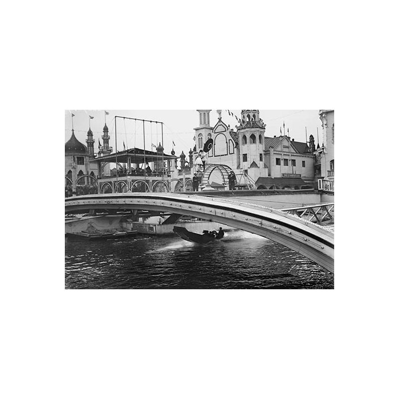 « coney island », reproduction de photo, 24 po x 36 po