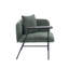 Chaise de loisir rembourrée avec tablette-1909364961