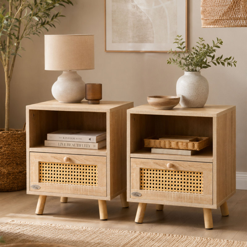 Allisson Wicker/Rattan Rectangle Accent Cabinet